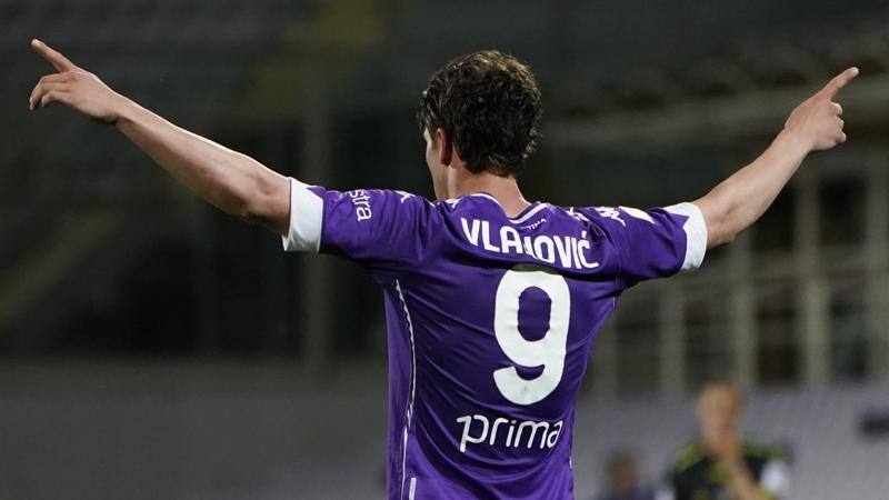 Fiorentina-Lazio,<br /> le pagelle: Vlahovic in stato di grazia,<br /> 8,<br />5. Milinkovic non molla col naso rotto: 6,<br />5