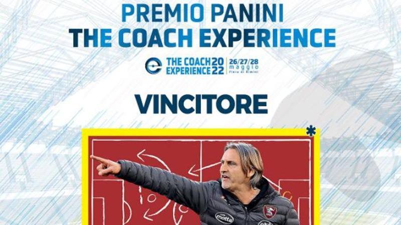 Nicola  il vincitore del premio Panini The Coach Experience battuto Pioli in volata...